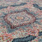 Gépi perzsa szőnyeg kék 160x230 luxus nappali szőnyeg akrilból  -872099B160230