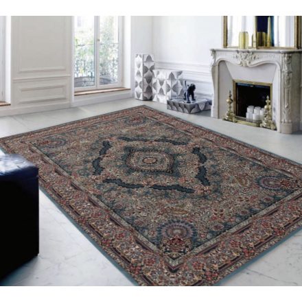 Perzsa szőnyeg kék 200x300 prémium perzsa gépi szőnyeg