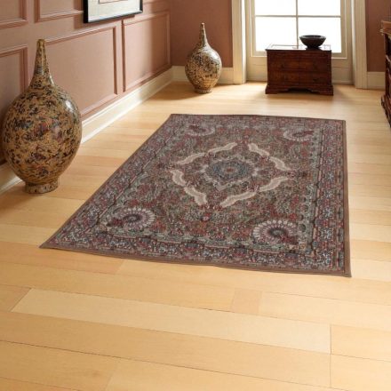 Gépi perzsa szőnyeg barna 60x90 minőségi akril szőnyeg  -872099W6090