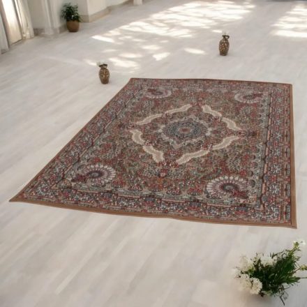 Perzsa szőnyeg barna 60x90 prémium perzsa gépi szőnyeg