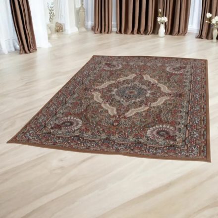 Perzsa szőnyeg barna 80x120 prémium perzsa gépi szőnyeg
