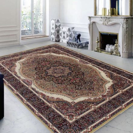 Perzsa szőnyeg barna 200x300 prémium perzsa gépi szőnyeg