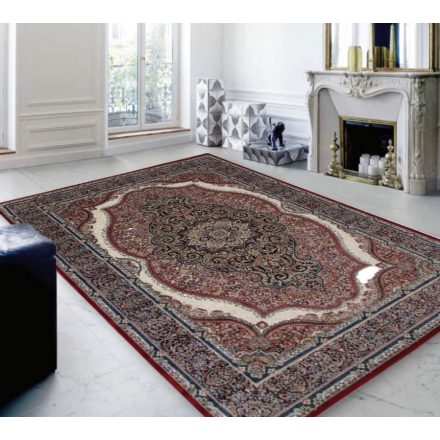 Perzsa szőnyeg Medalion red 200x300 (Premium) klasszikus szőnyeg