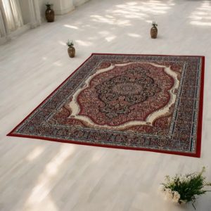 Gépi Perzsa szőnyeg Medalion red 60x90 (Premium) klasszikus perzsa szőnyeg Gépi Perzsa szőnyeg Medalion red 60x90 (Premium) klasszikus perzsa szőnyeg