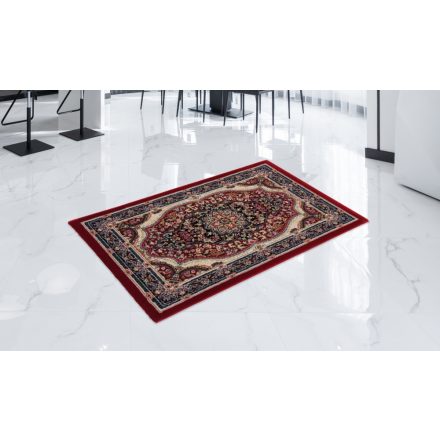 Perzsa szőnyeg bordó Medalion 80x120 (Premium) klasszikus szőnyeg