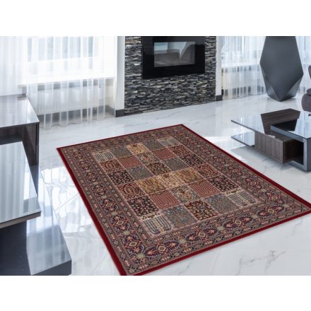 Perzsa szőnyeg bordó 140x200 prémium perzsa gépi szőnyeg