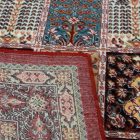 Gépi perzsa szőnyeg bordó 80x120 minőségi akril szőnyeg  -87214R80120