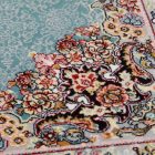 Luxus szőnyeg türkizkék 160x230 elegáns nappali szőnyeg akrilból  -872365B160230