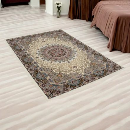Perzsa szőnyeg Isfahan bézs 140x200 prémium minőségű akril szőnyeg