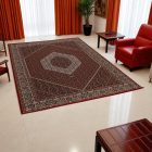 Gépi perzsa szőnyeg bordó 160x230 minőségi nappali szőnyeg akrilból  -87238R160230