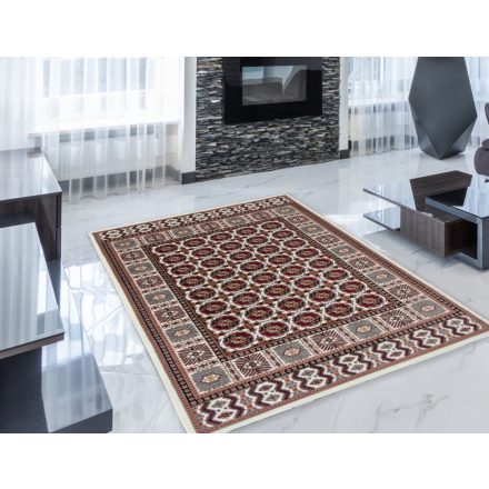 Perzsa szőnyeg bézs Bokhara 140x200 (Premium) klasszikus szőnyeg