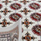 Gépi perzsa szőnyeg bézs 80x120 minőségi akril szőnyeg  -872417C80120