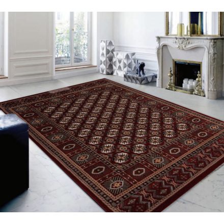 Perzsa szőnyeg bordó 200x300 prémium perzsa gépi szőnyeg