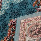 Luxus szőnyeg türkiz 160x230 luxus nappali szőnyeg akrilból  -872421B160230