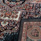 Gépi perzsa szőnyeg sötétkék 140x200 prémium perzsa szőnyeg akrilból  -872421DB140200