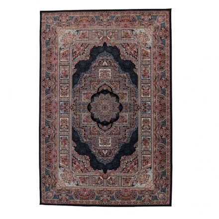 Perzsa szőnyeg sötétkék 200x300 prémium perzsa gépi szőnyeg