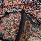 Gépi perzsa szőnyeg sötétkék 80x120 prémium perzsa szőnyeg akrilból  -872421DB80120