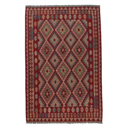 Chobi Kilim szőnyeg 304x203 kézi szövésű afgán gyapjú kilim