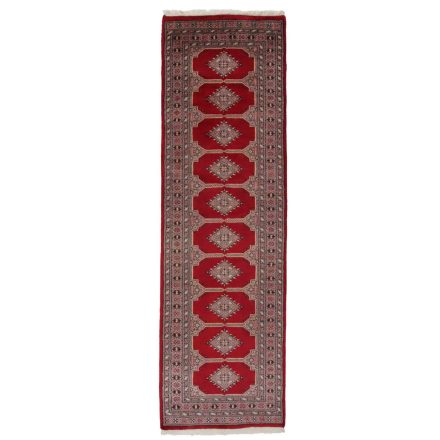 Futószőnyeg piros Jaldar 80x266 Pakisztáni kézi csomózású szőnyeg