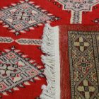 Pakisztáni szőnyeg bordó Bukhara 259x156 kézi csomózású szőnyeg