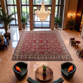   Nagyméretű szőnyeg Kazak 553x416 kézi csomózású keleti szőnyeg