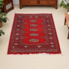 Pakisztáni szőnyeg bordó Bukhara 79x112 kézi csomózású szőnyeg