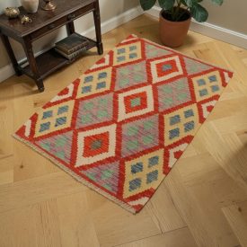 Kilim szőnyeg Chobi 63x89 autentikus afgán Kilim
