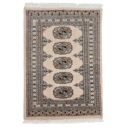 Gyapjú szőnyeg bézs Bokhara 63x88 kézi nappali szőnyeg