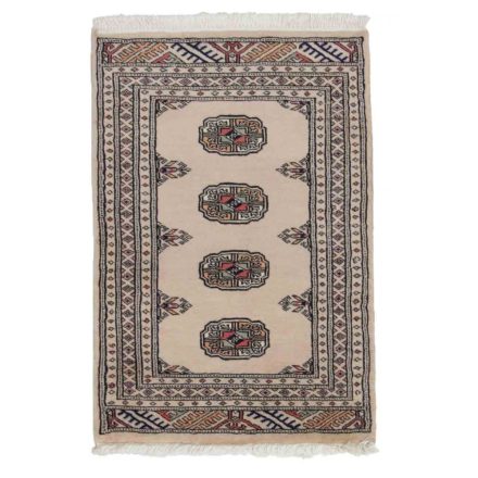 Gyapjú szőnyeg bézs Bokhara 61x90 kézi nappali szőnyeg