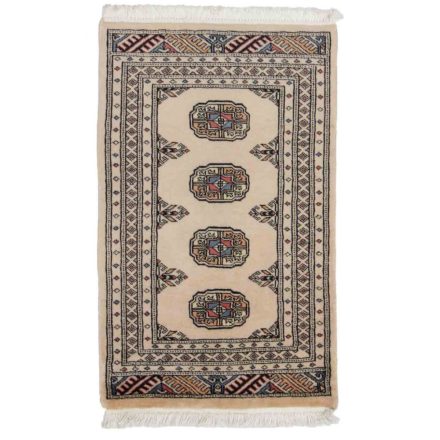 Pakisztáni szőnyeg bézs Bukhara 62x99 kézi csomózású szőnyeg