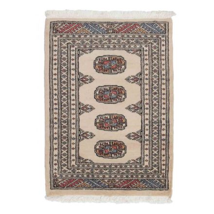 Gyapjú szőnyeg bézs Bokhara 65x89 kézi nappali szőnyeg