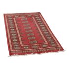 Pakisztáni szőnyeg rózsaszín Bokhara 77x130 kézi csomózású szőnyeg