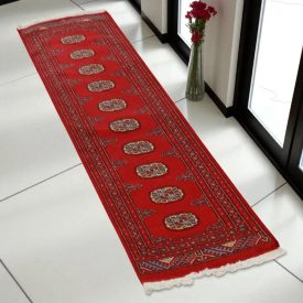   Futószőnyeg Bukhara 62x185 Pakisztáni kézi csomózású szőnyeg