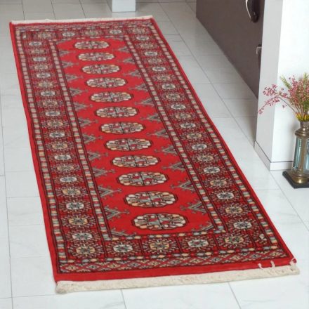 Futószőnyeg bordó Bukhara 60x175 Pakisztáni kézi csomózású szőnyeg