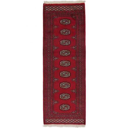 Futószőnyeg bordó Bokhara 64x179 kézi gyapjú szőnyeg