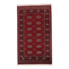 Pakisztáni szőnyeg bordó Bokhara 95x160 kézi csomózású szőnyeg