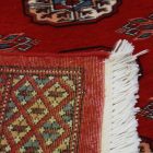 Pakisztáni szőnyeg bordó Bukhara 93x155 kézi csomózású szőnyeg