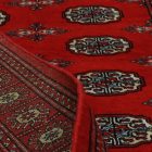 Pakisztáni szőnyeg bordó Bokhara 97x155 kézi csomózású szőnyeg