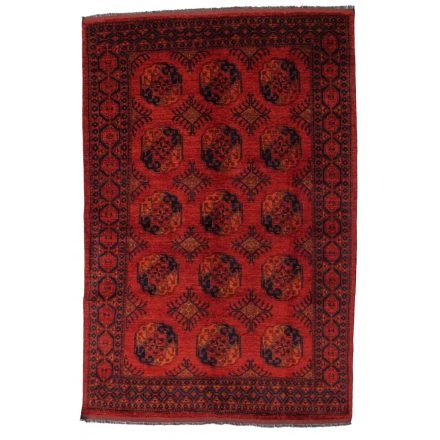Keleti szőnyeg bordó 199x296 kézi csomozású afgán szőnyeg