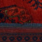 Keleti szőnyeg bordó 196x298 kézi csomozású afgán szőnyeg