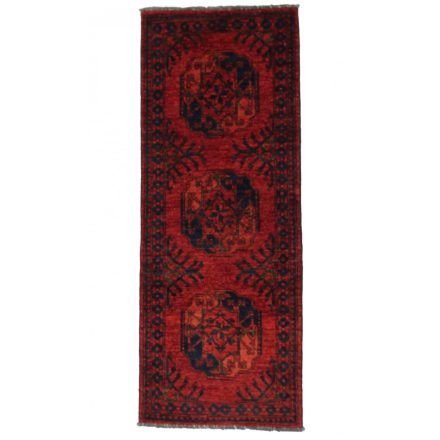 Keleti szőnyeg bordó 60x155 kézi csomózású Afgán szőnyeg
