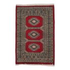 Pakisztáni szőnyeg bordó Jaldar 63x93 kézi csomózású szőnyeg