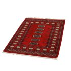 Pakisztáni szőnyeg bordó Bukhara 80x118 kézi csomózású szőnyeg