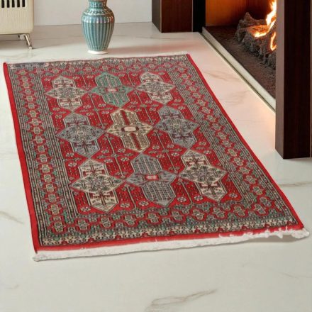Pakisztáni szőnyeg bordó Jaldar 78x121 kézi csomózású szőnyeg