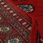 Pakisztáni szőnyeg bordó Bokhara 94x160 kézi csomózású szőnyeg