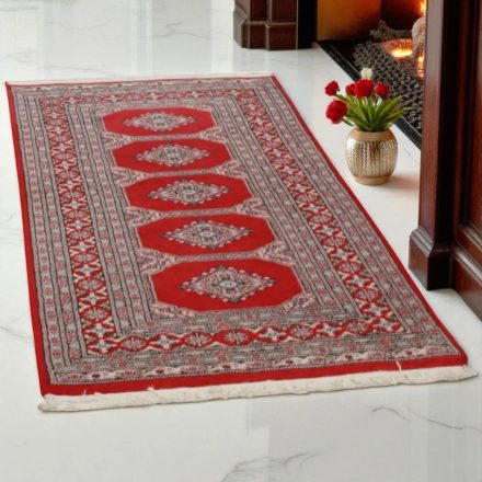 Pakisztáni szőnyeg bordó Jaldar 92x159 kézi csomózású szőnyeg