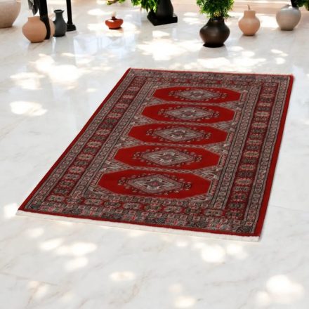 Pakisztáni szőnyeg bordó Jaldar 92x151 kézi csomózású szőnyeg