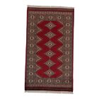 Pakisztáni szőnyeg bordó Jaldar 95x165 kézi csomózású szőnyeg