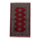 Pakisztáni szőnyeg bordó Jaldar 95x156 kézi csomózású szőnyeg