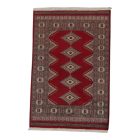 Pakisztáni szőnyeg bordó Jaldar 94x139 kézi csomózású szőnyeg